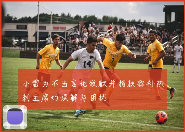 小雷为不当言论致歉并捐款弥补热刺主席的误解与困扰